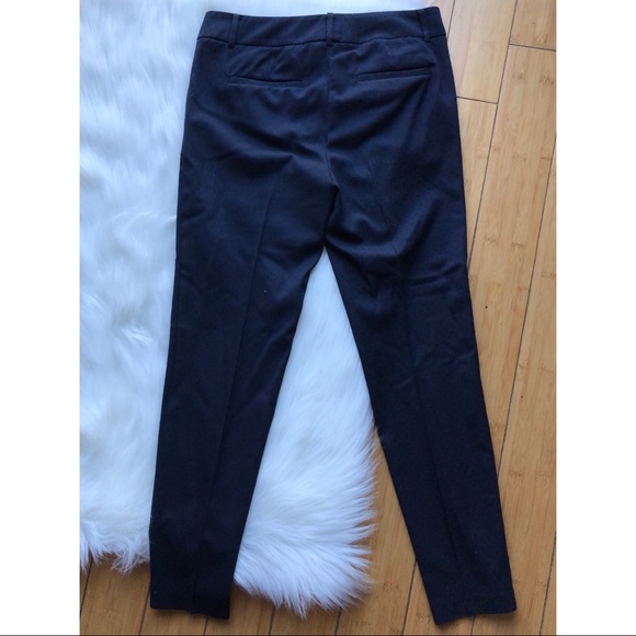 Ann Taylor The Ankle Pant Slim Trouser in Blue Dot - Picture 3 of 5